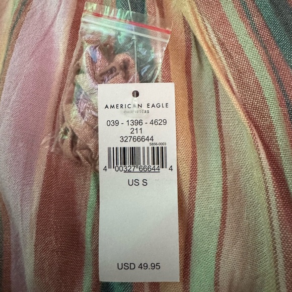 American Eagle Outfitters Pastel Striped Jumpsuit - Picture 5 of 5